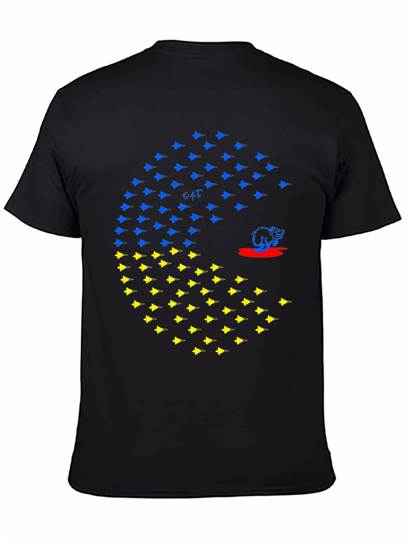 Ukraine Pac-Man T-Shirt