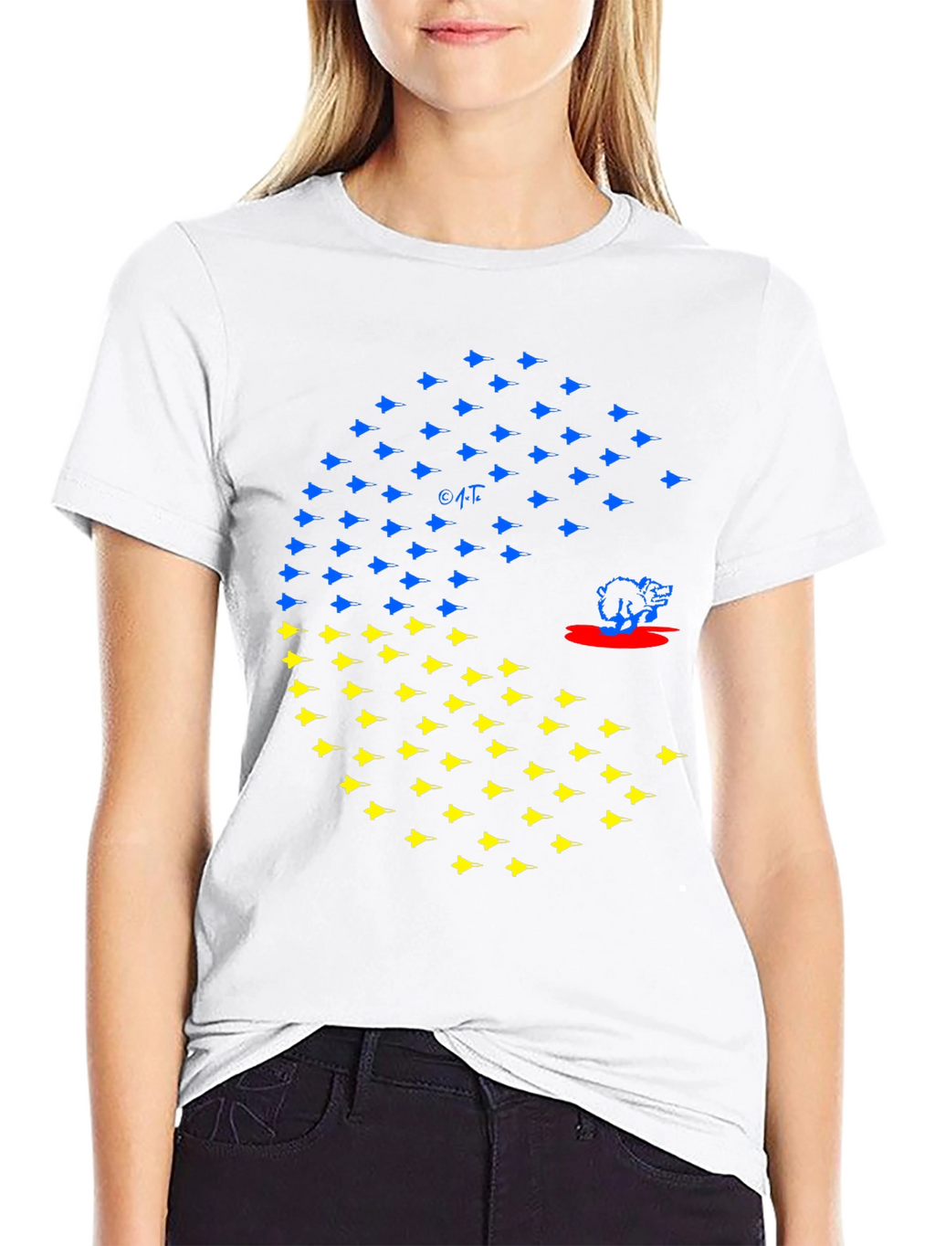 Ukraine Pac-Man T-Shirt