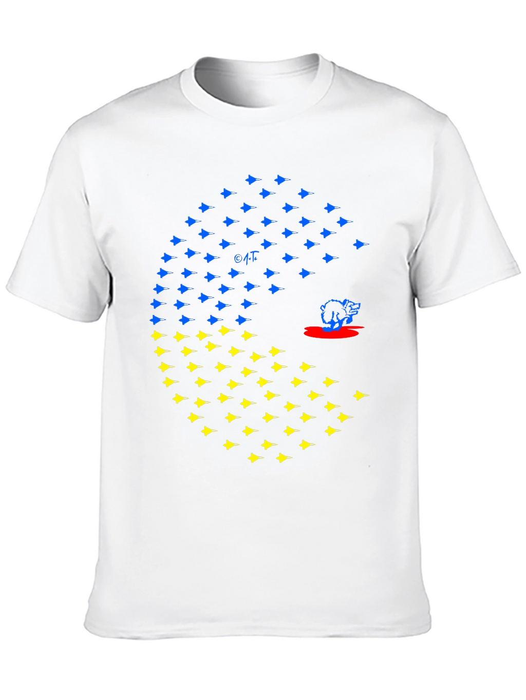 Ukraine Pac-Man T-Shirt
