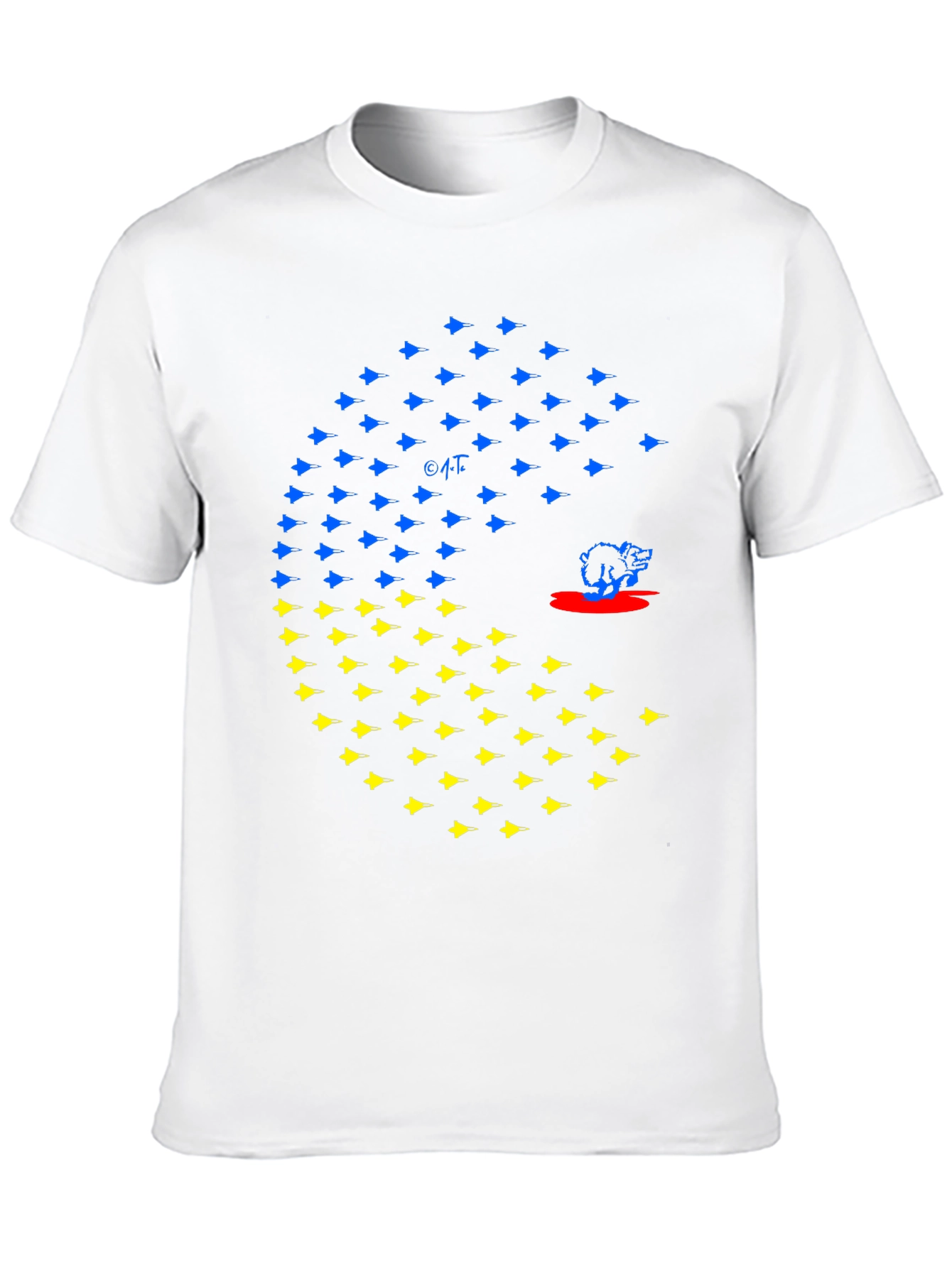 Ukraine Pac-Man T-Shirt