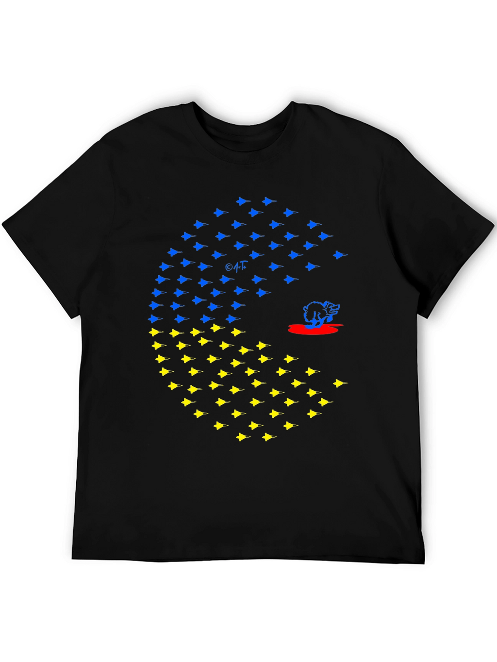 Ukraine Pac-Man T-Shirt