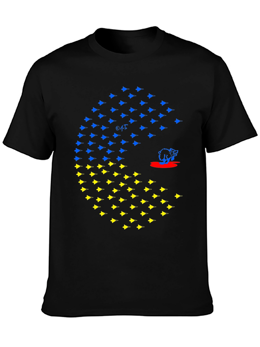 Ukraine Pac-Man T-Shirt