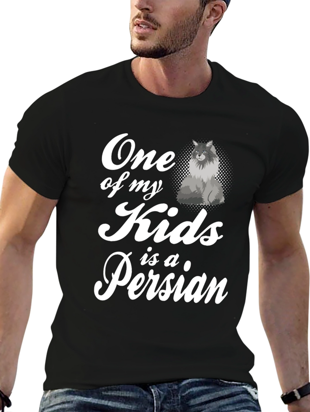 One of My Kids is a Persian Cat T-Shirt