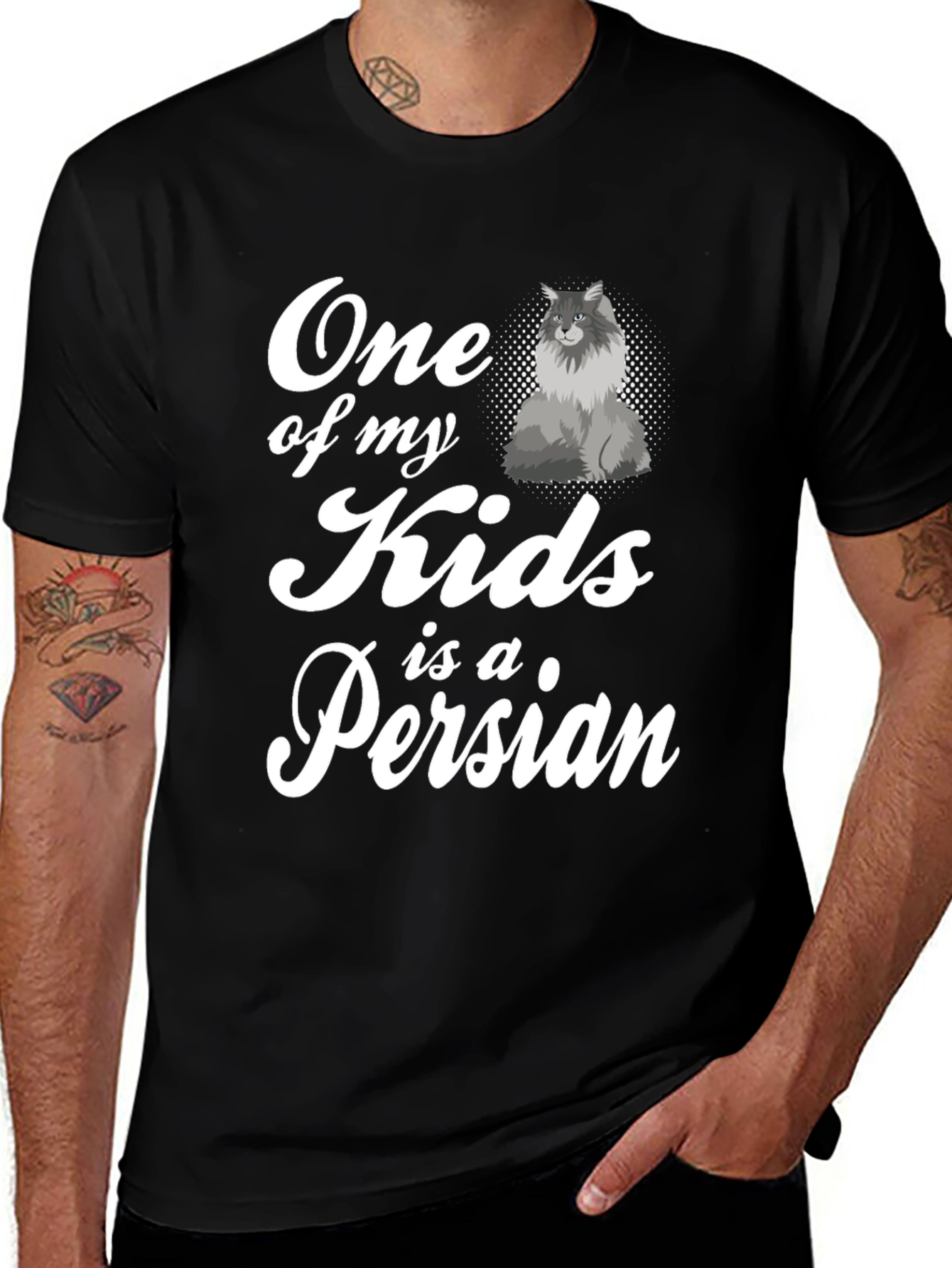 One of My Kids is a Persian Cat T-Shirt
