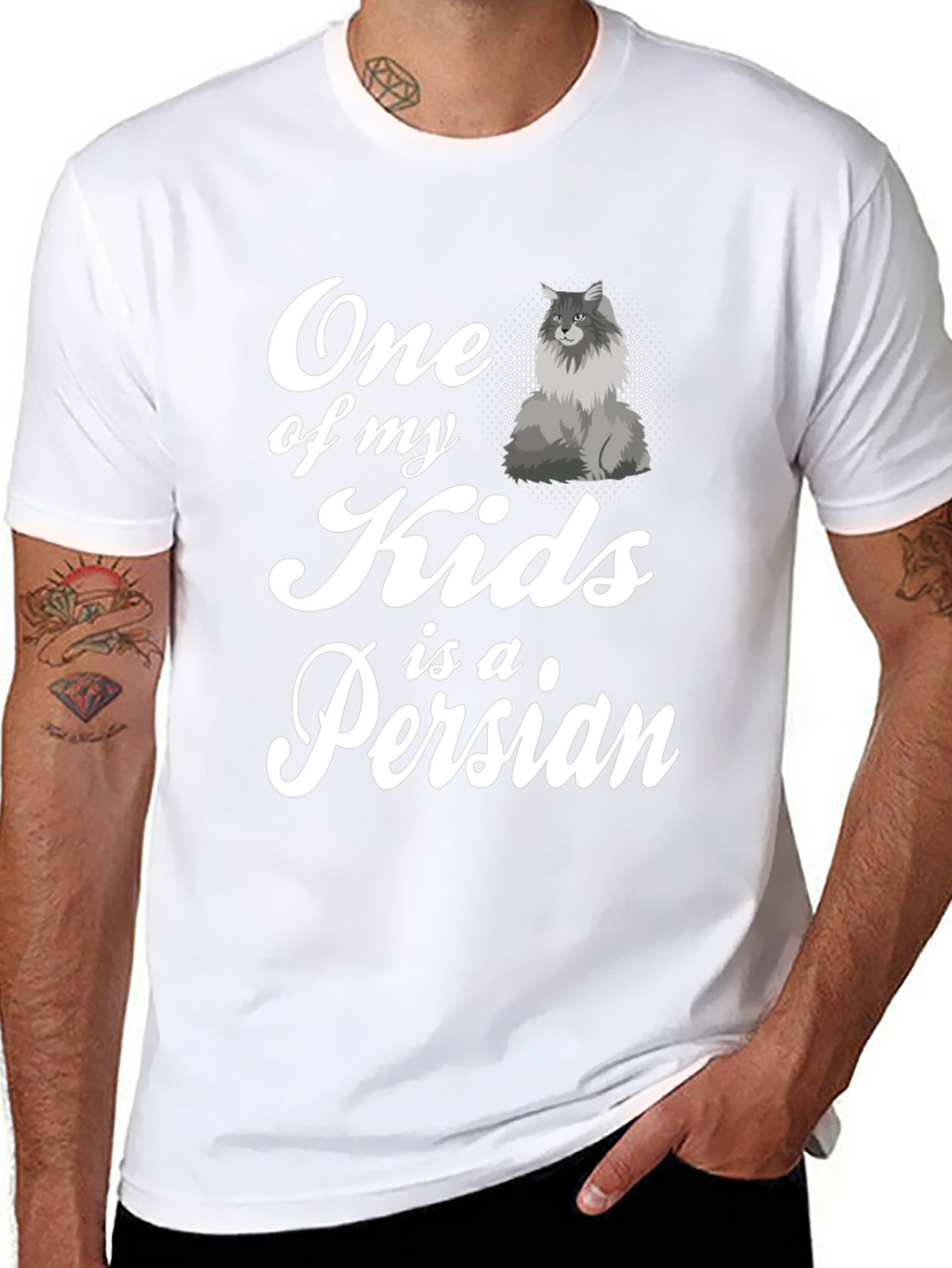 One of My Kids is a Persian Cat T-Shirt