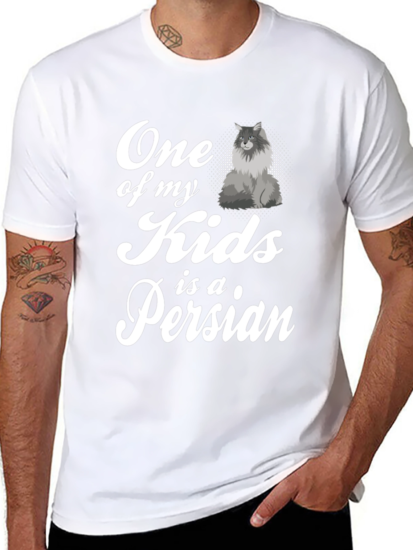 One of My Kids is a Persian Cat T-Shirt