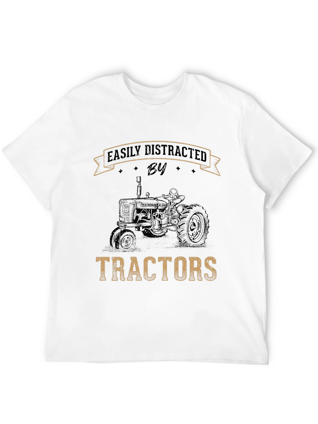 Easily Distracted by Tractors T-Shirt