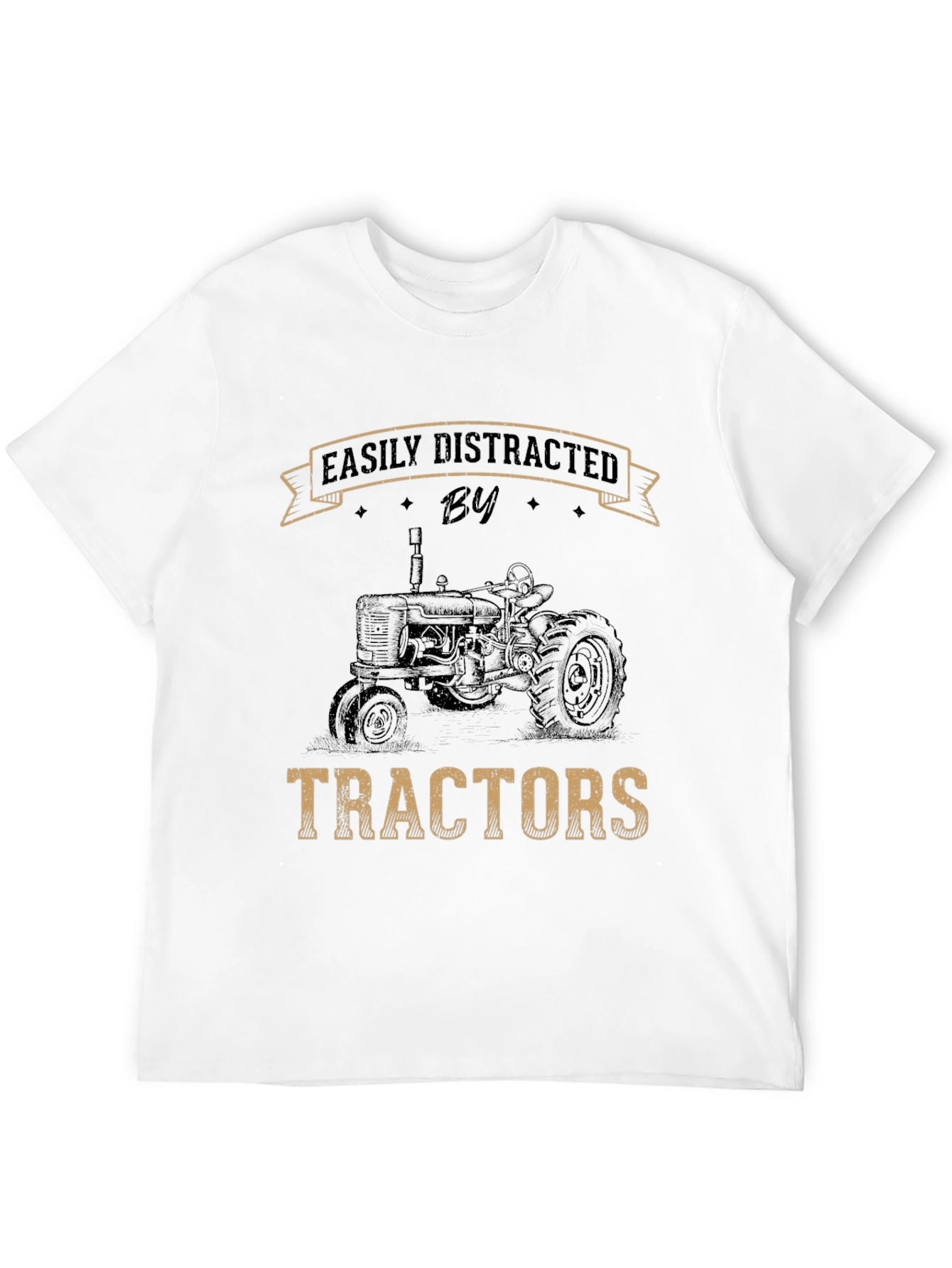 Easily Distracted by Tractors T-Shirt
