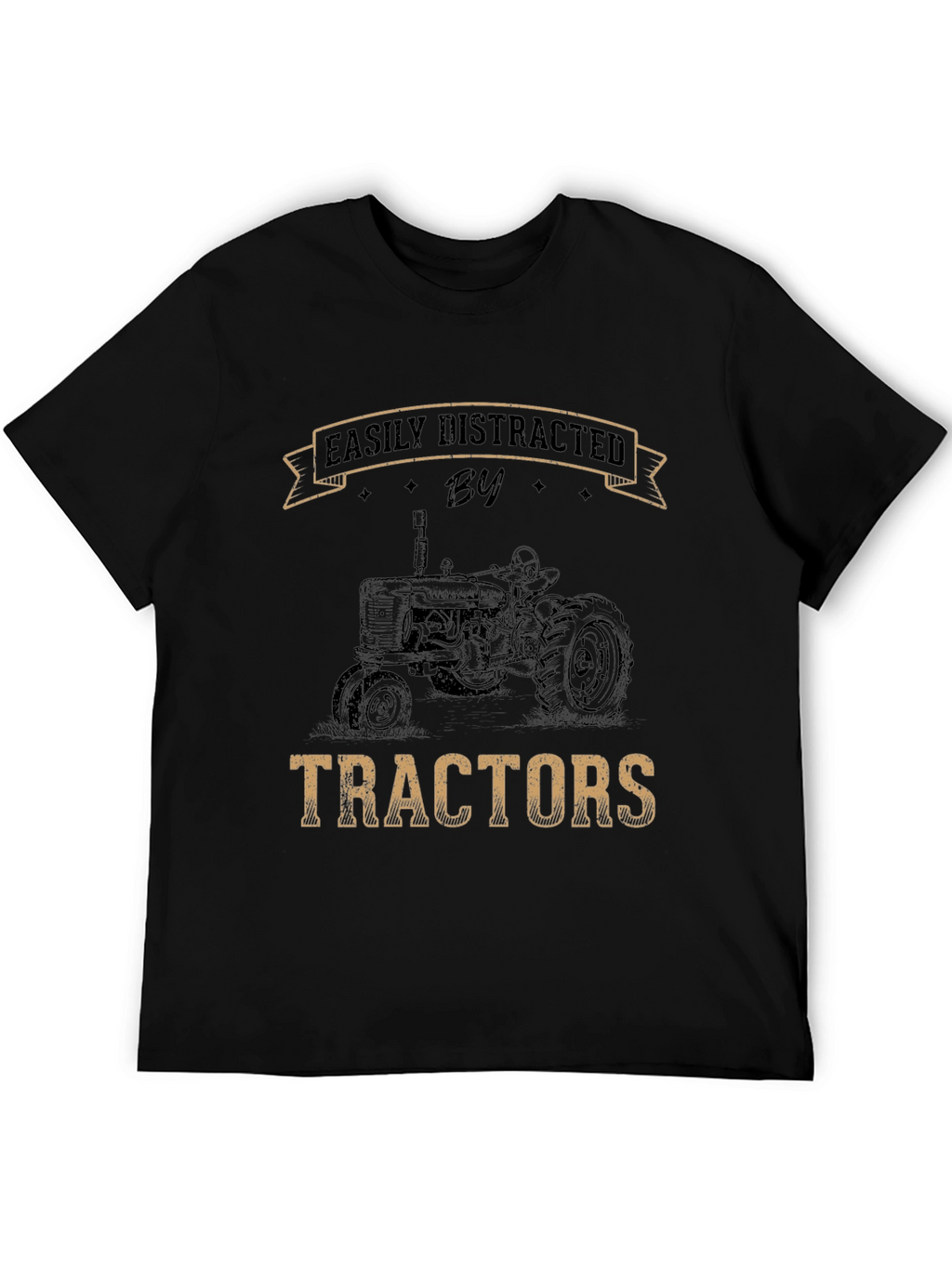 Easily Distracted by Tractors T-Shirt