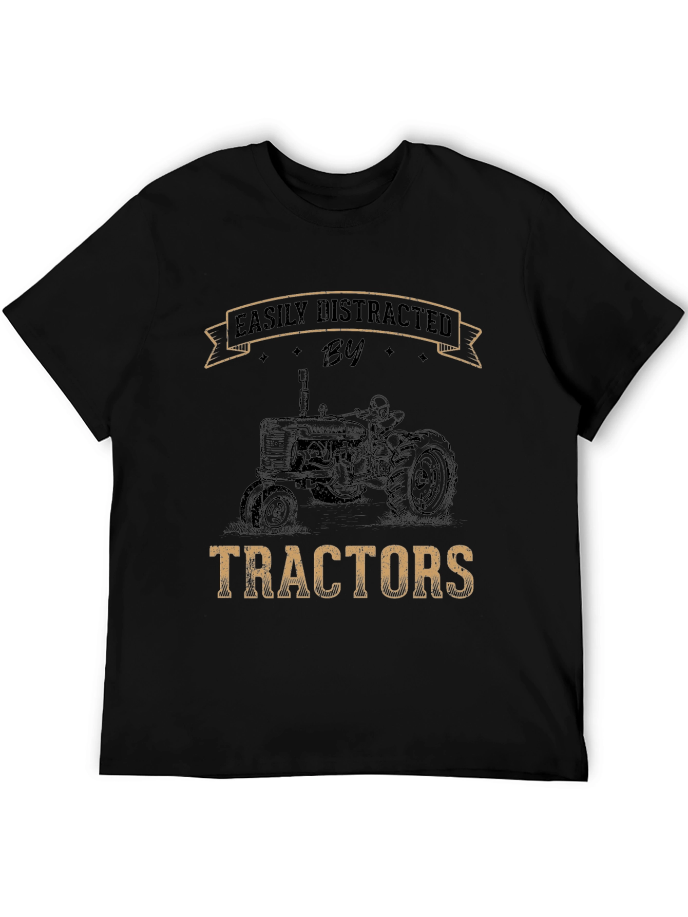 Easily Distracted by Tractors T-Shirt