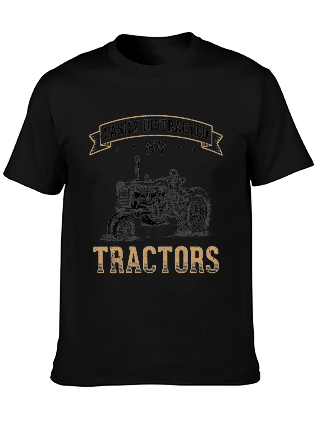 Easily Distracted by Tractors T-Shirt