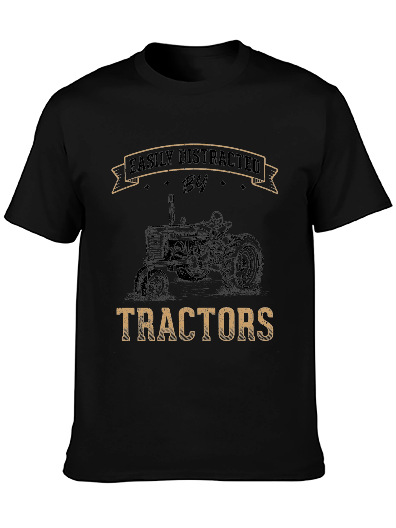 Easily Distracted by Tractors T-Shirt