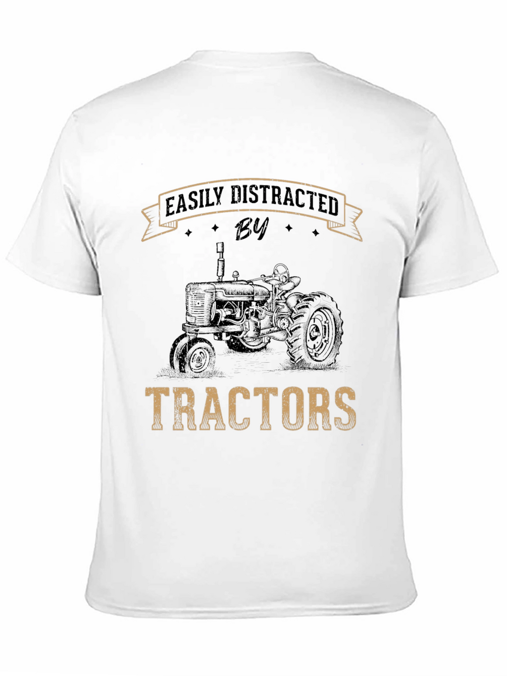 Easily Distracted by Tractors T-Shirt