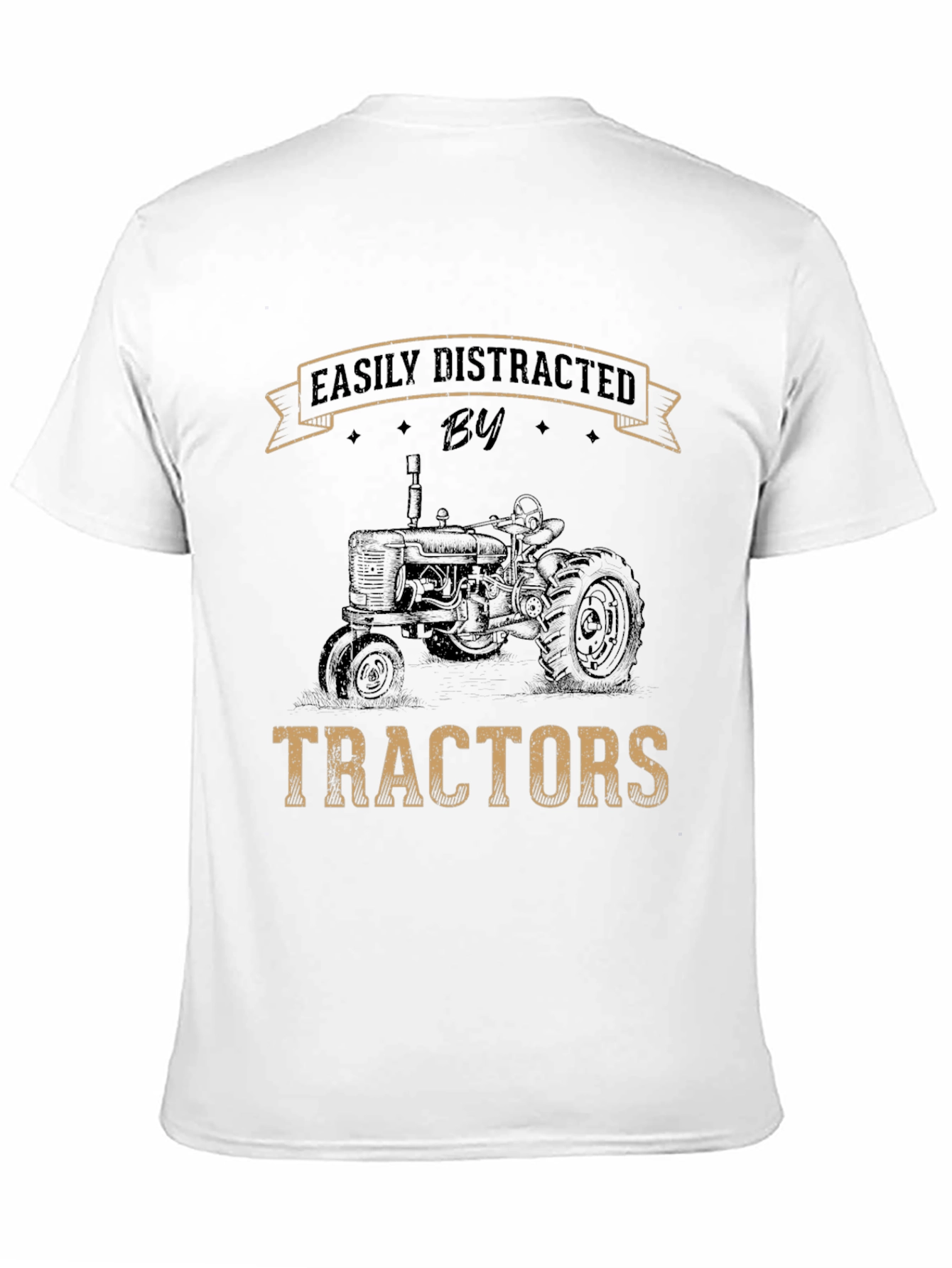 Easily Distracted by Tractors T-Shirt