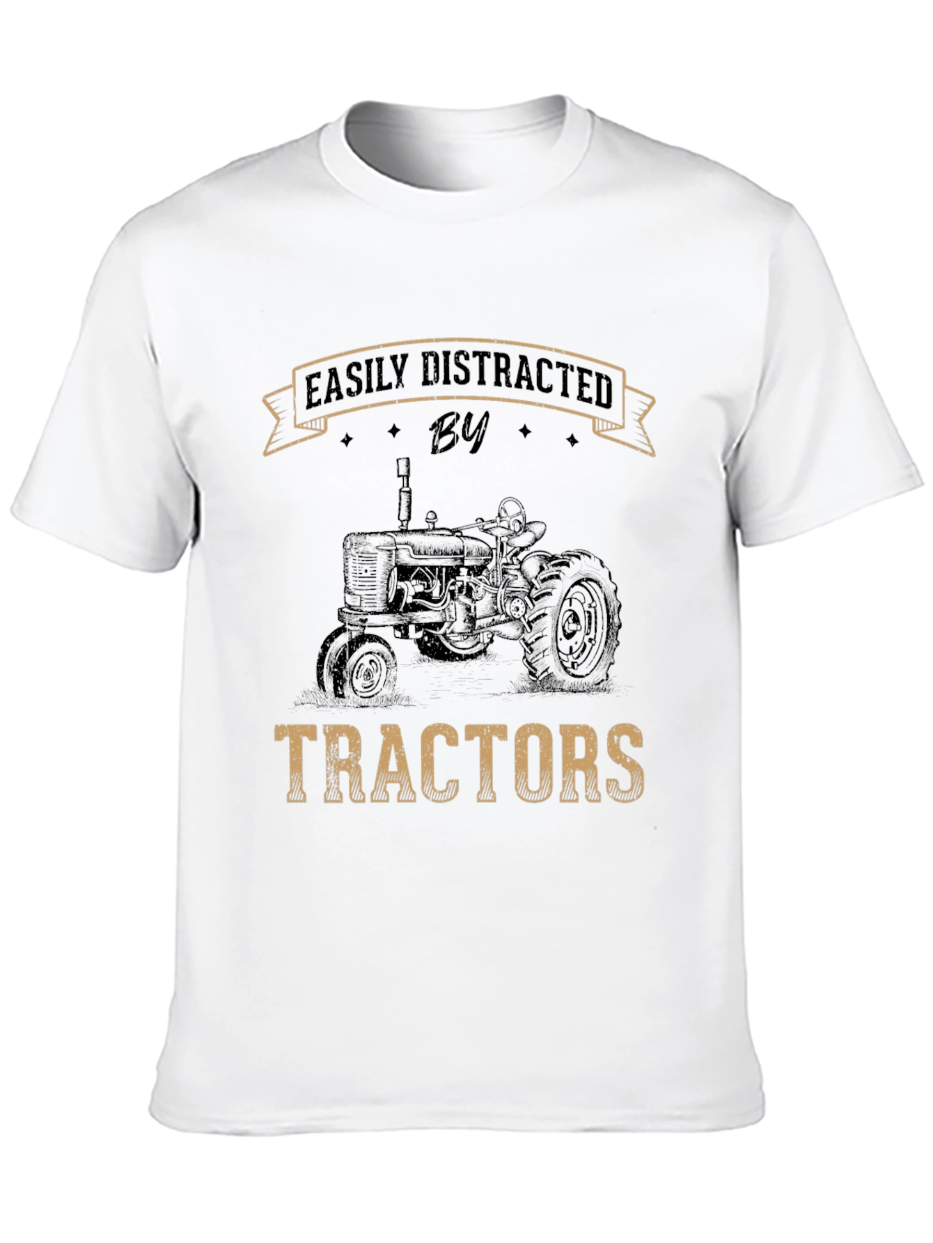 Easily Distracted by Tractors T-Shirt