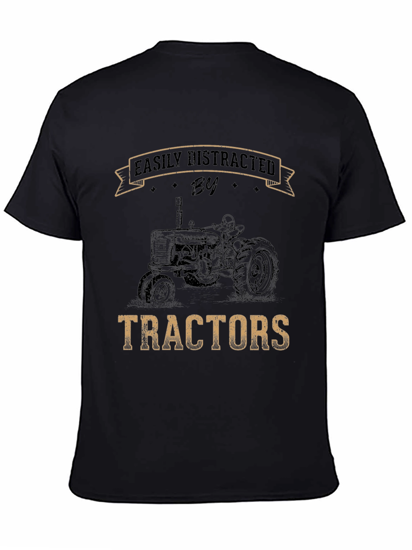 Easily Distracted by Tractors T-Shirt