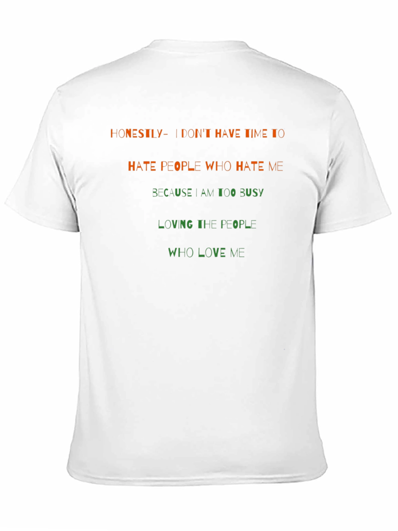 Honesty Slogan Graphic Tee - Black