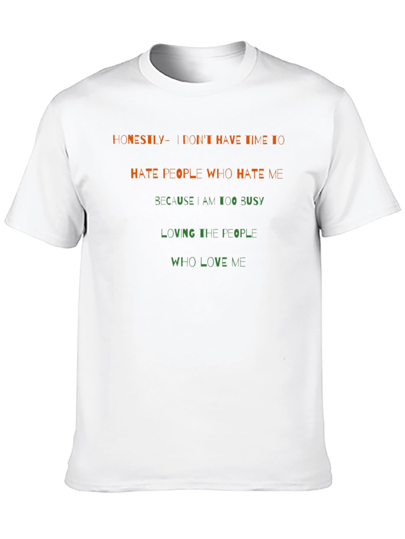 Honesty Slogan Graphic Tee - Black