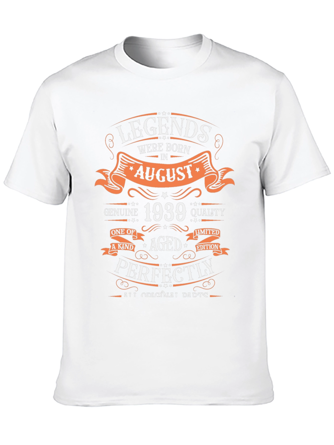 Legends Born in August 1939 T-Shirt