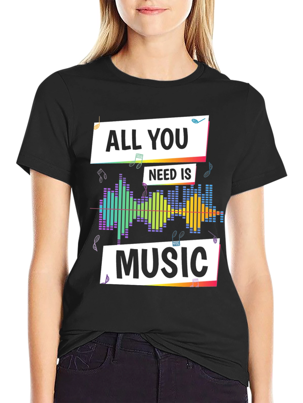 Music Lover T-Shirt - All You Need is Music