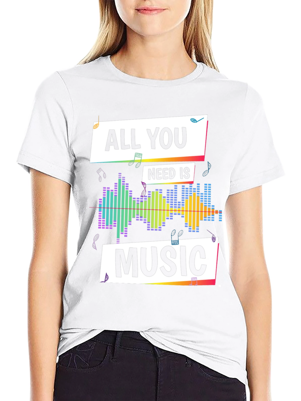 Music Lover T-Shirt - All You Need is Music