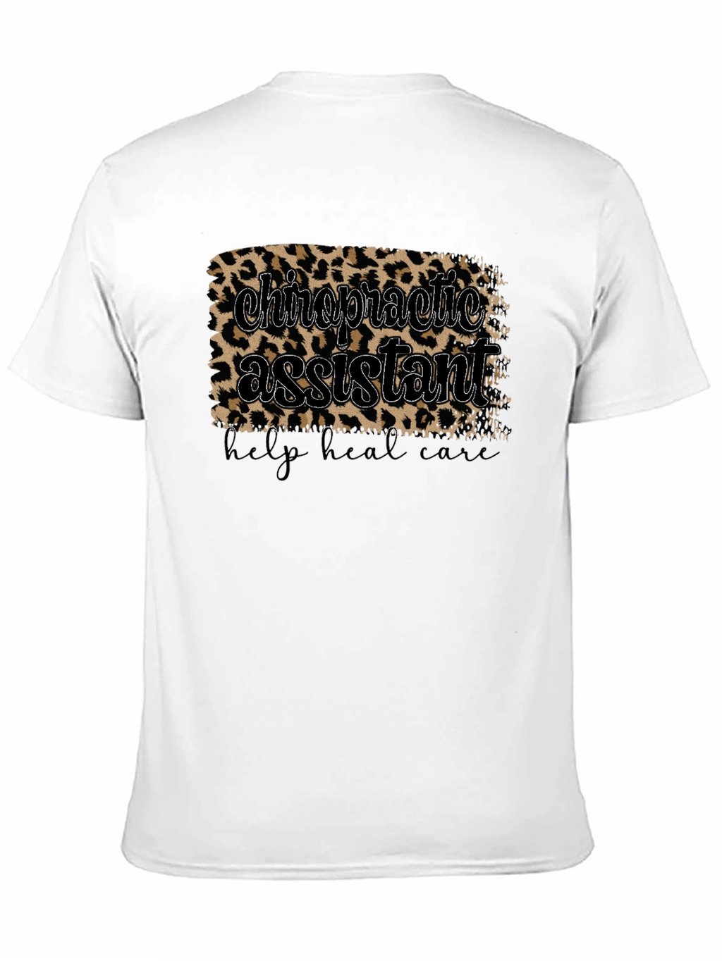 Chiropractic Assistant Leopard Print T-Shirt