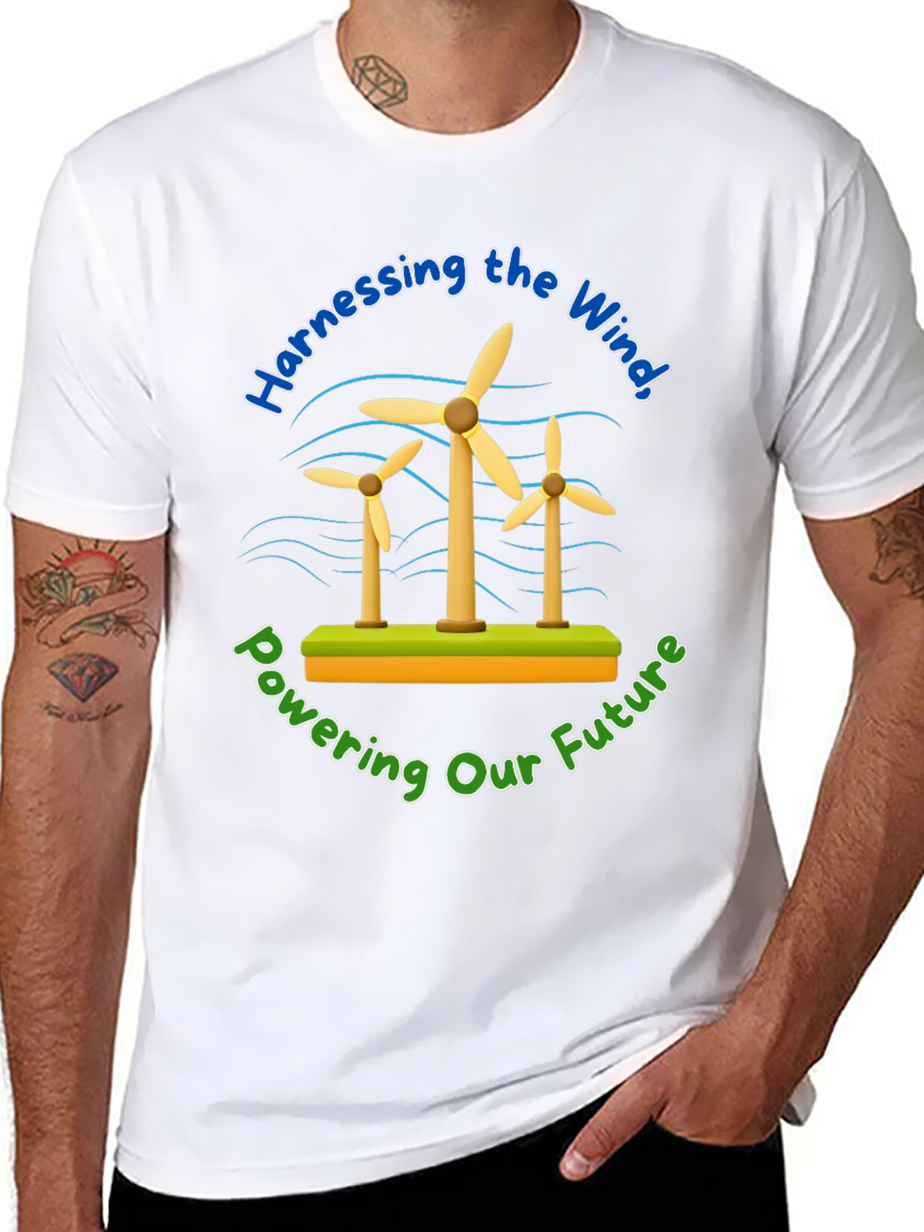 Harnessing the Wind T-Shirt - Powering the Future