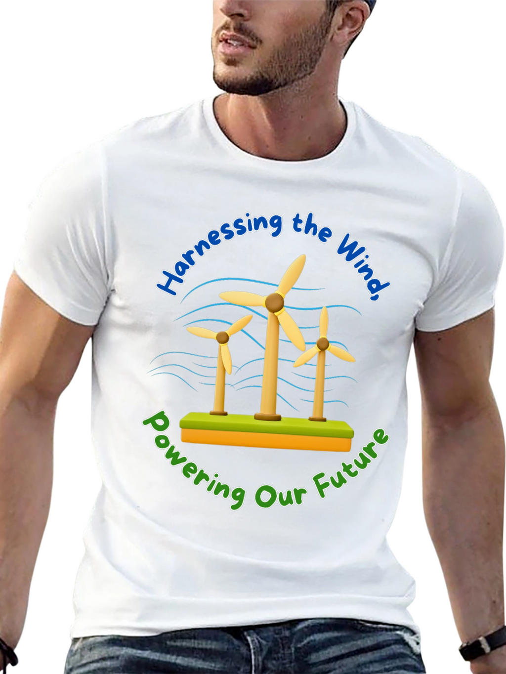 Harnessing the Wind T-Shirt - Powering the Future