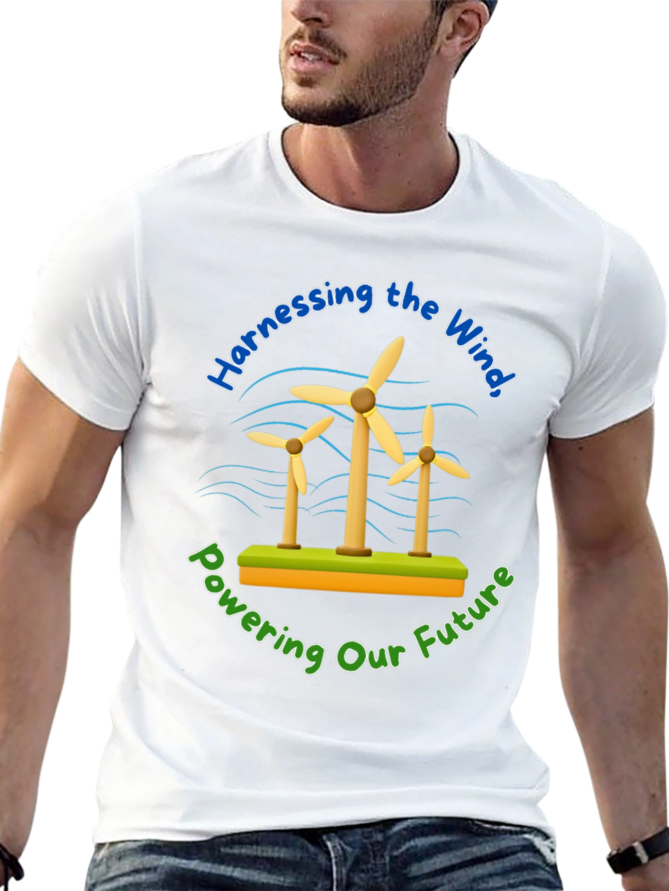 Harnessing the Wind T-Shirt - Powering the Future