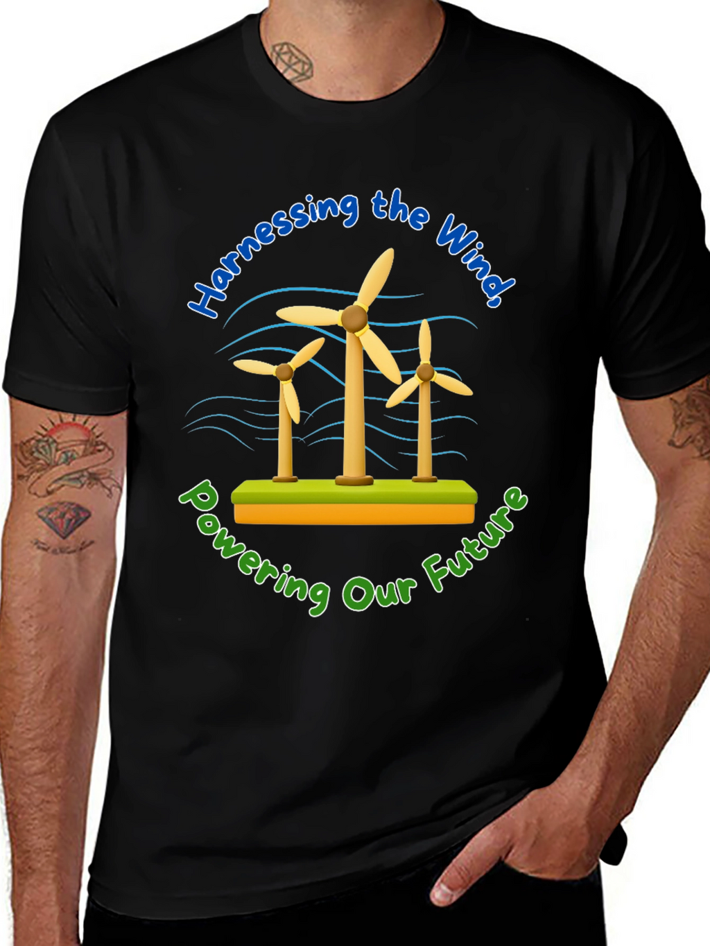 Harnessing the Wind T-Shirt - Powering the Future