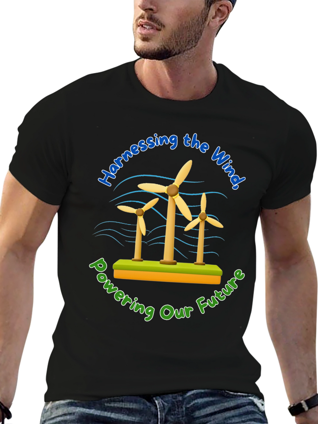 Harnessing the Wind T-Shirt - Powering the Future