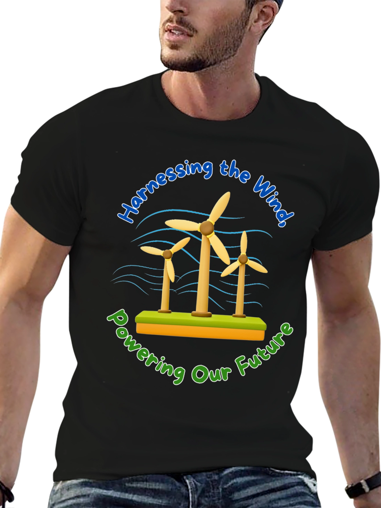 Harnessing the Wind T-Shirt - Powering the Future