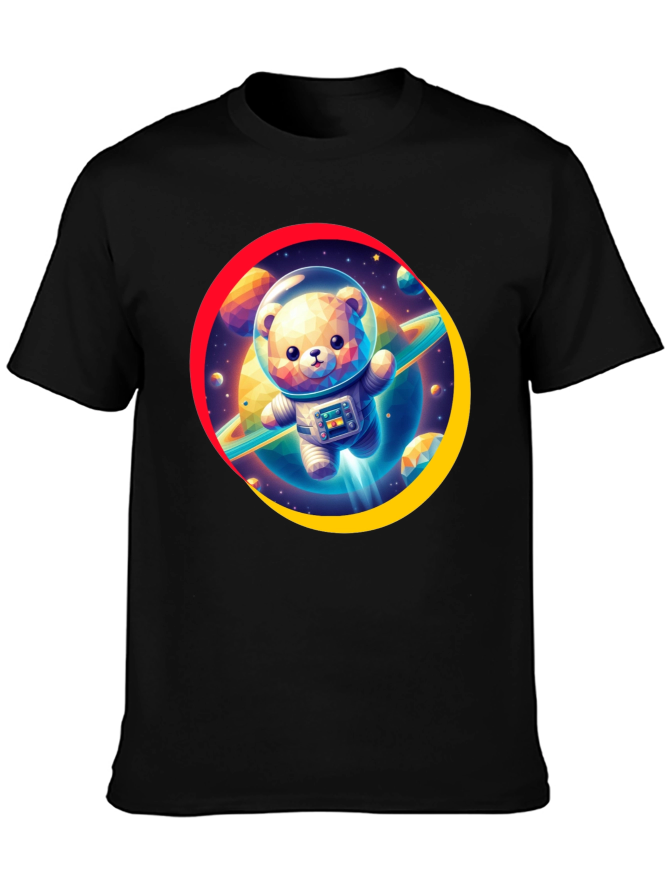 Astronaut Bear Graphic T-Shirt