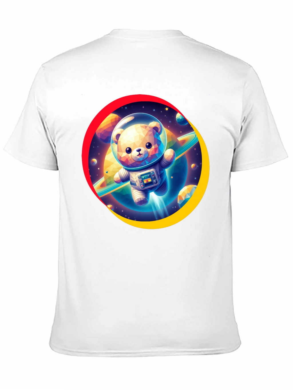 Astronaut Bear Graphic T-Shirt