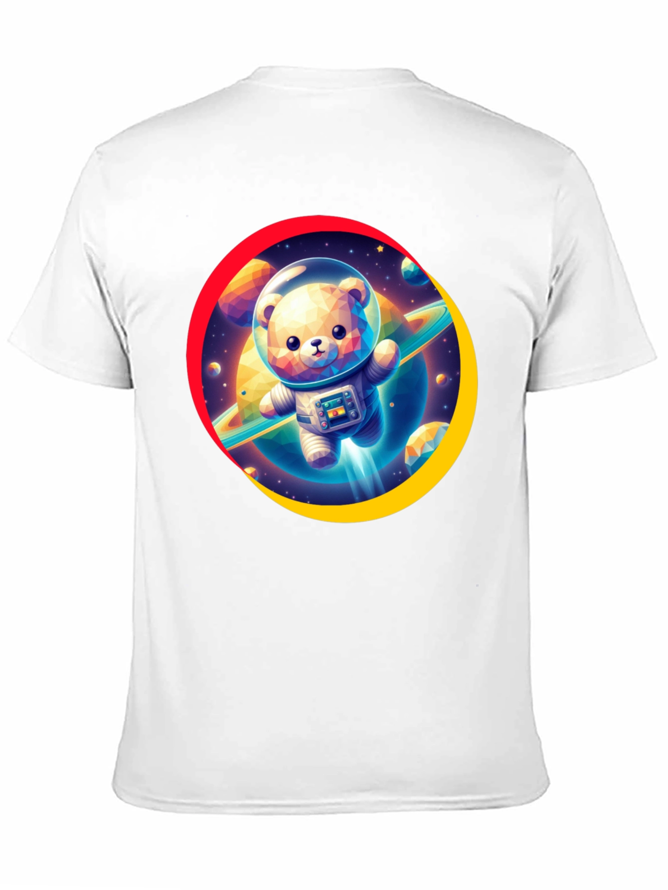 Astronaut Bear Graphic T-Shirt