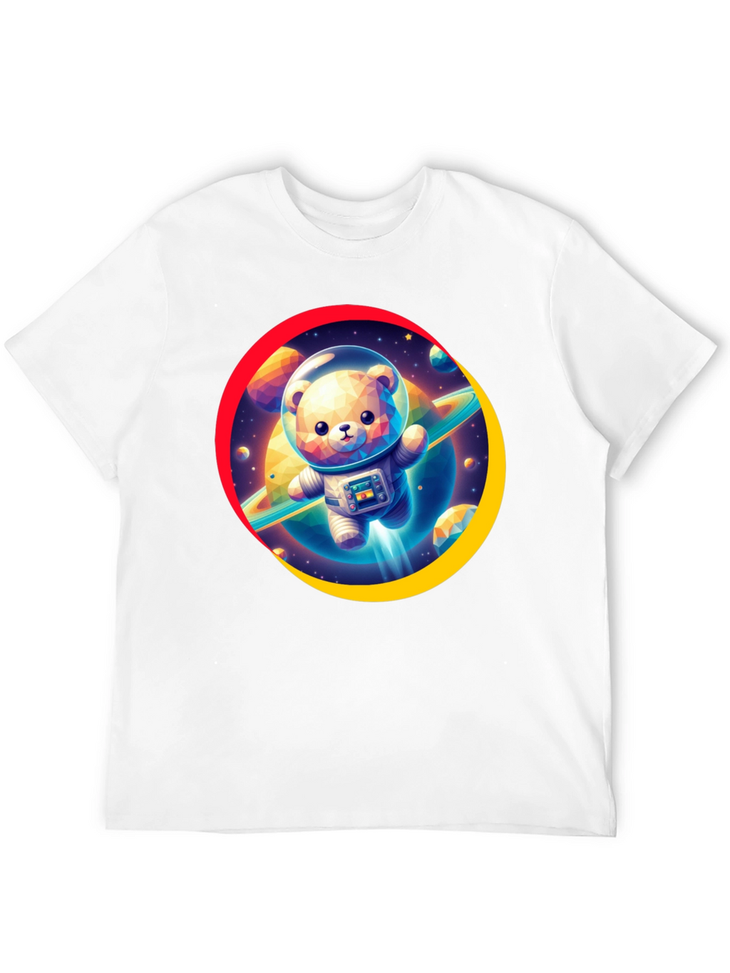Astronaut Bear Graphic T-Shirt