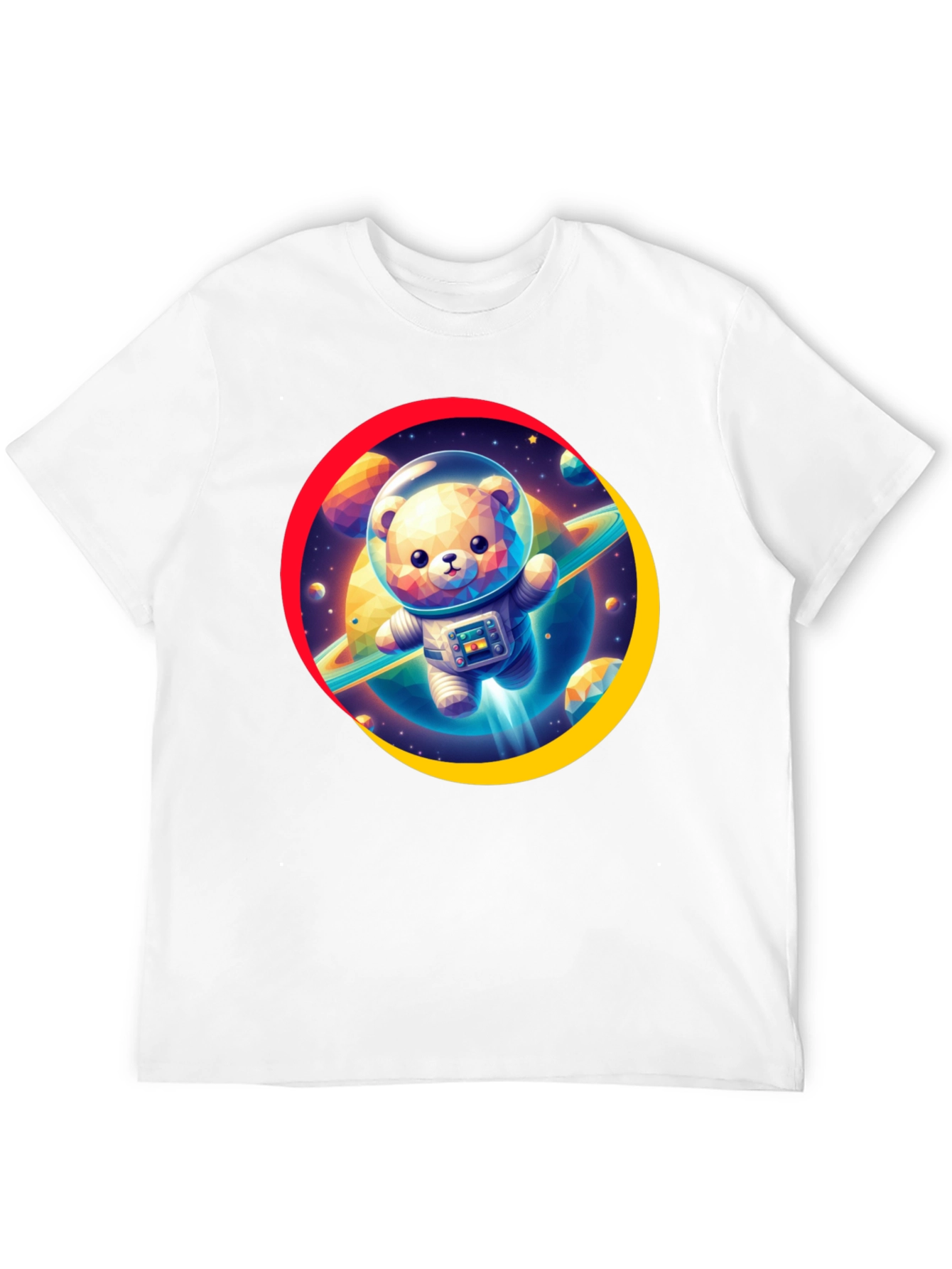 Astronaut Bear Graphic T-Shirt