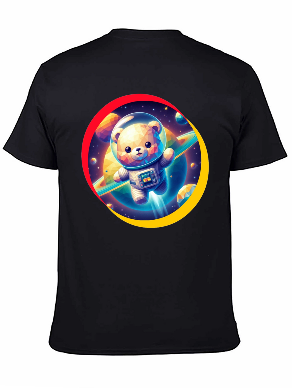 Astronaut Bear Graphic T-Shirt