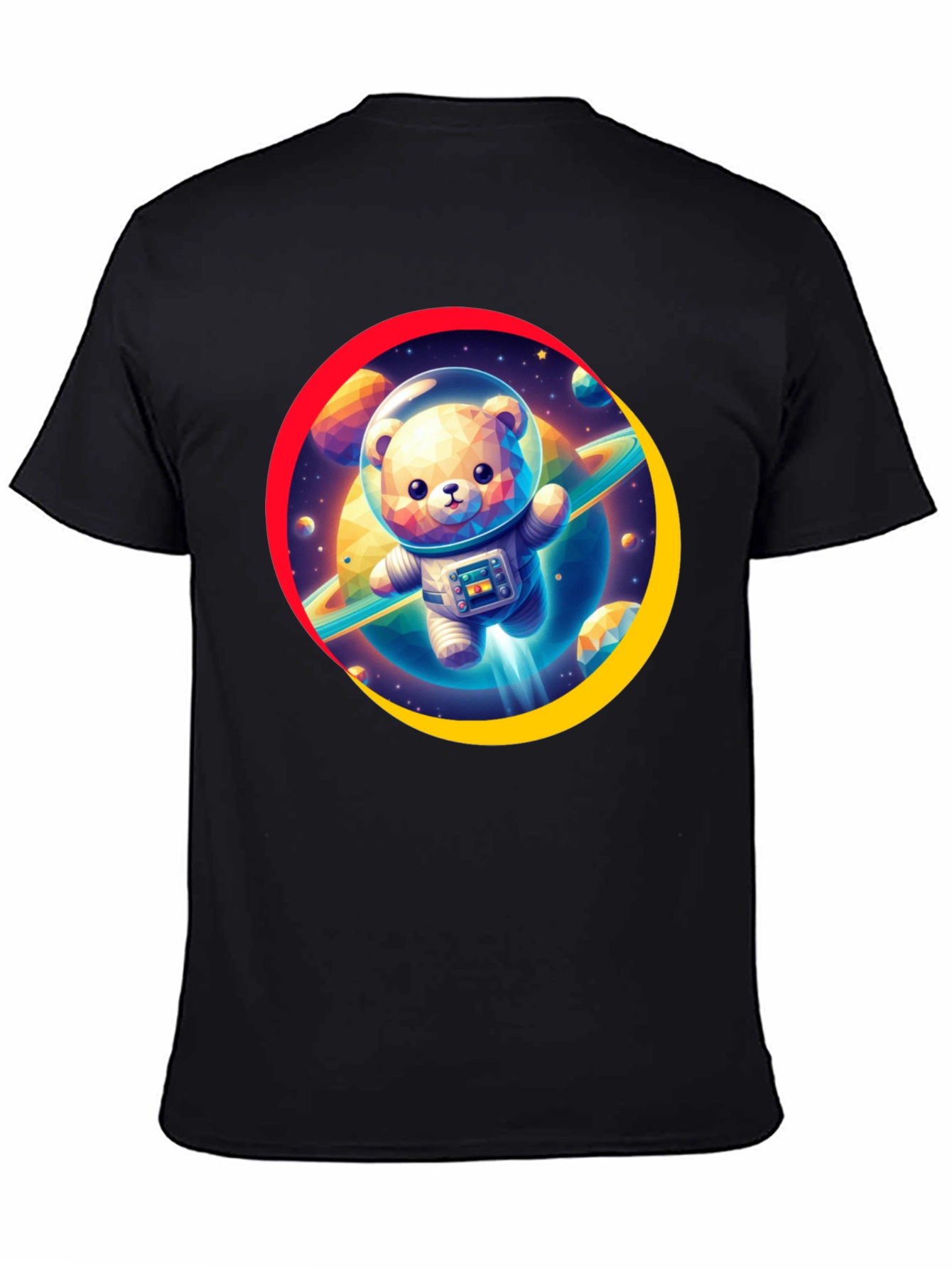 Astronaut Bear Graphic T-Shirt