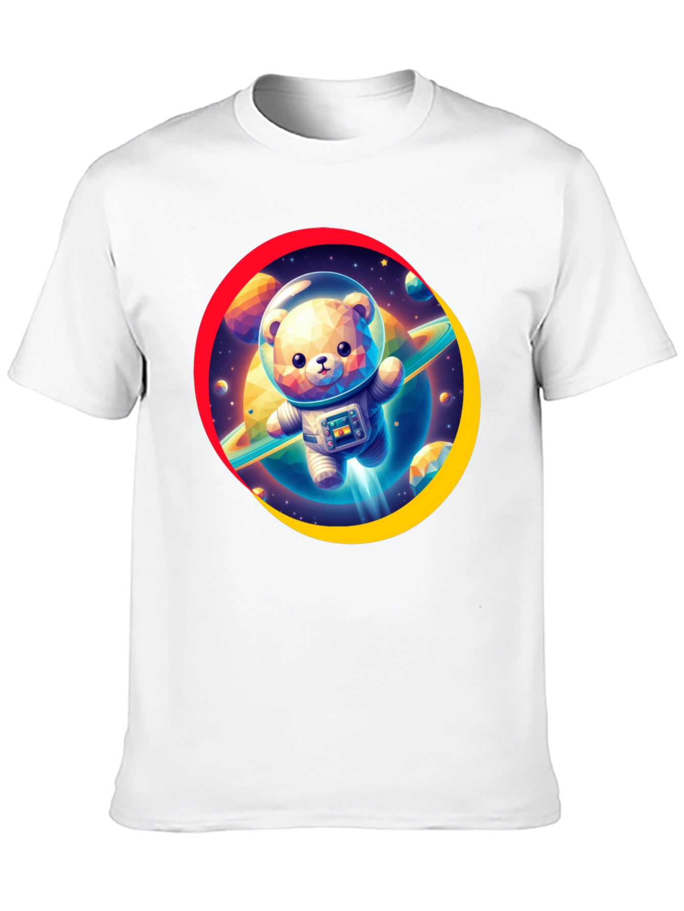 Astronaut Bear Graphic T-Shirt