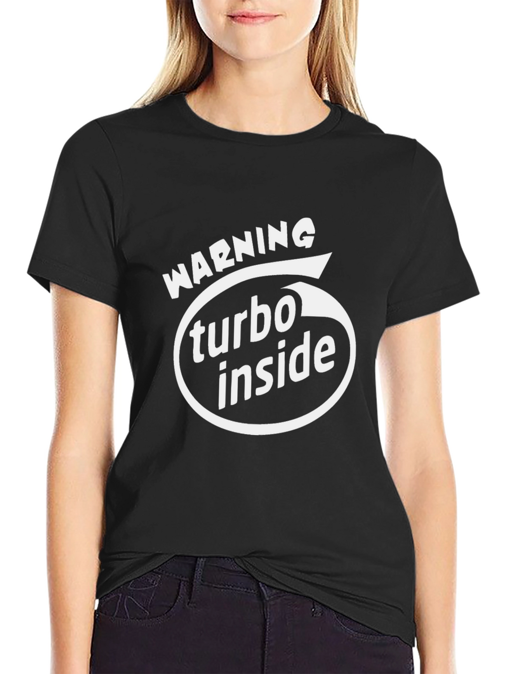 Warning Turbo Inside Graphic T-Shirt