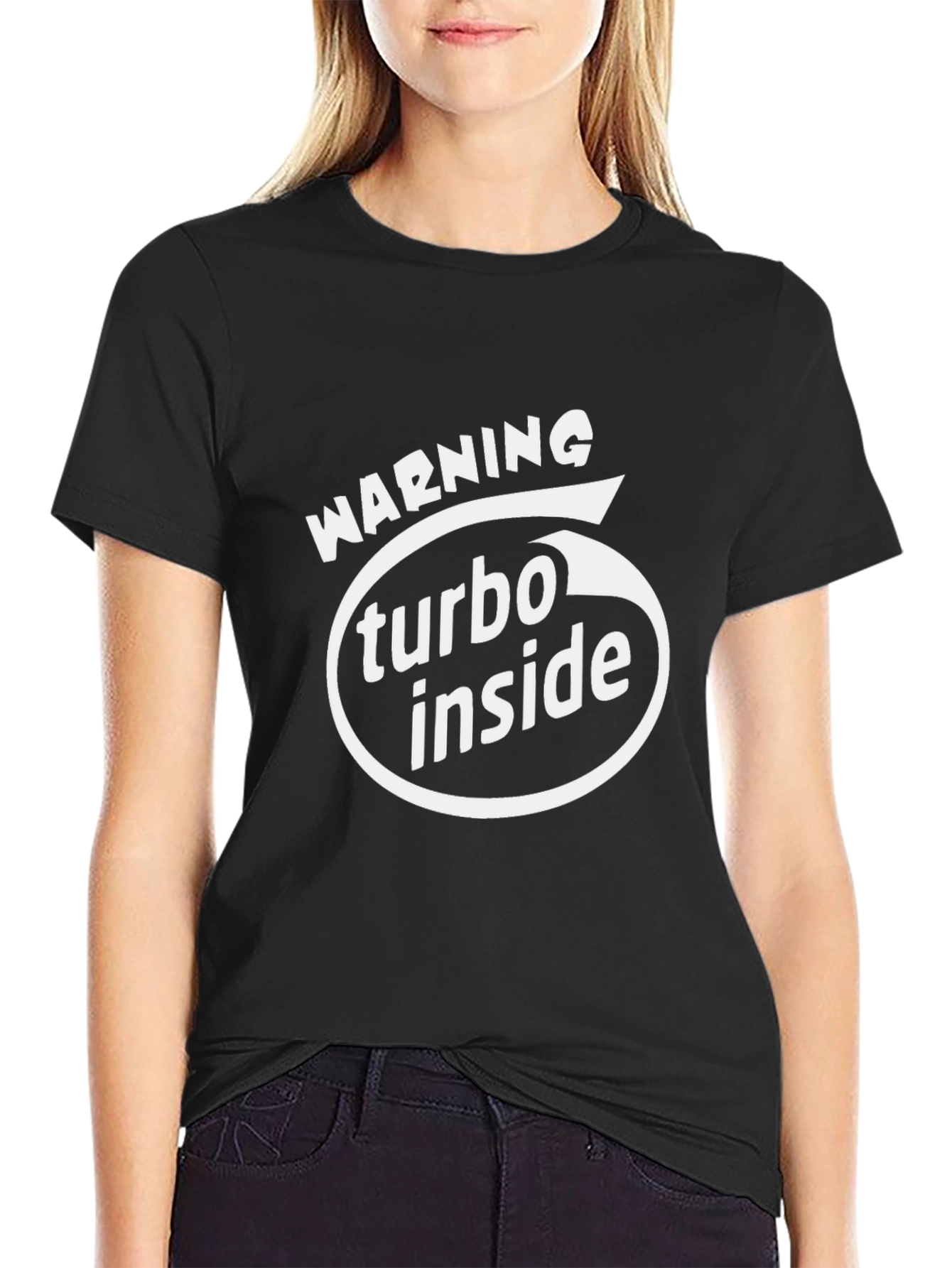 Warning Turbo Inside Graphic T-Shirt