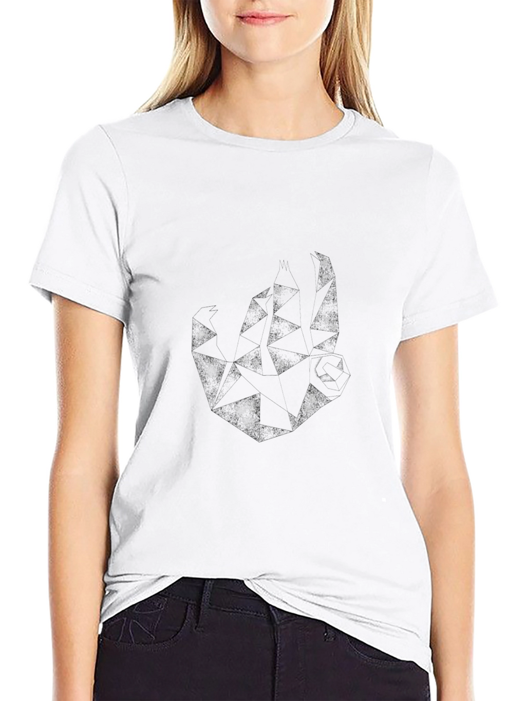 Geometric Constellation Black T-Shirt