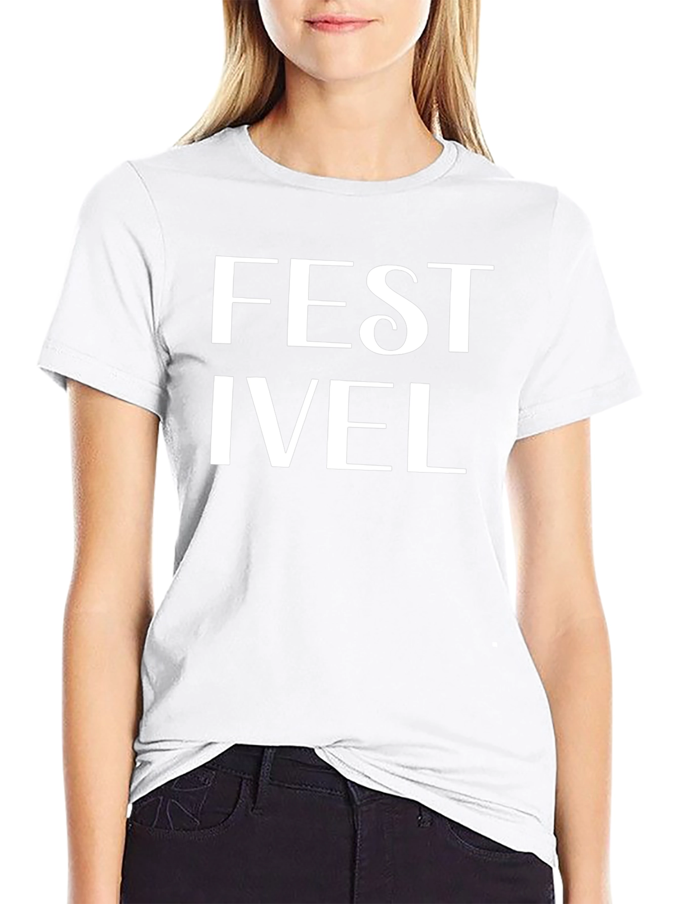 Festivel Graphic T-Shirt - Black Cotton Tee