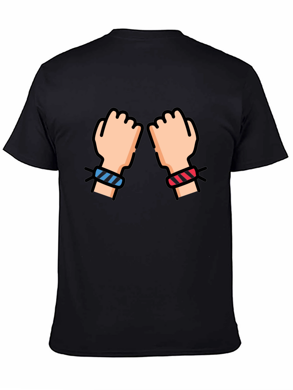 Fist Bump Black T-Shirt