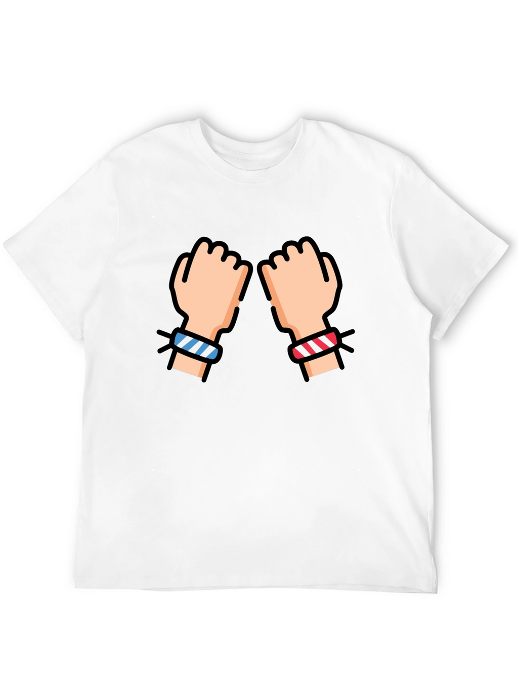 Fist Bump Black T-Shirt