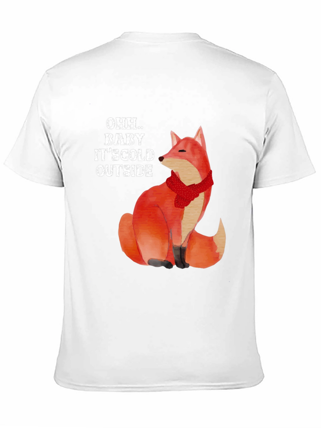 Cold Outside Fox Graphic T-Shirt