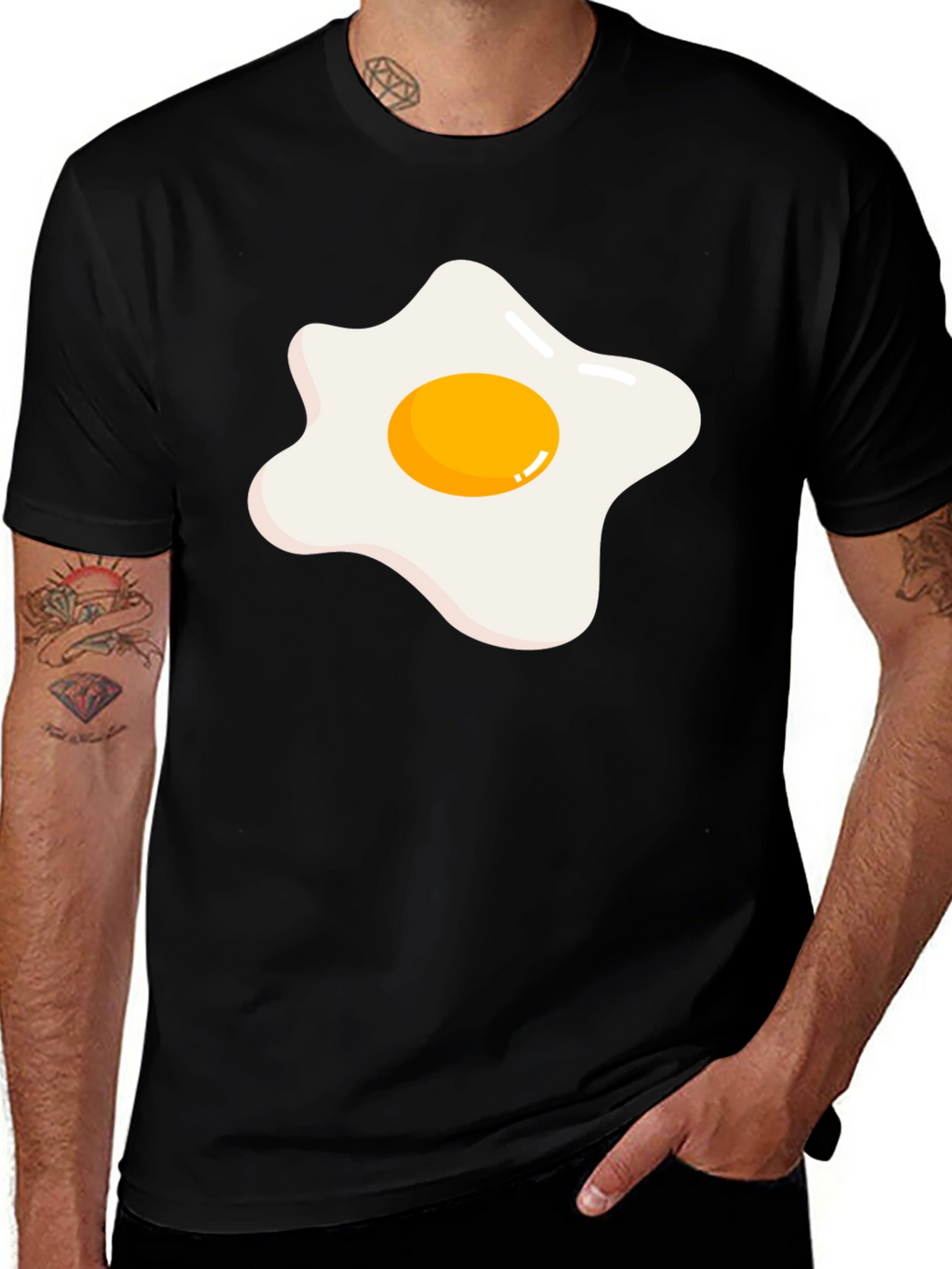 Fried Egg Graphic Tee - Funny Breakfast T-Shirt