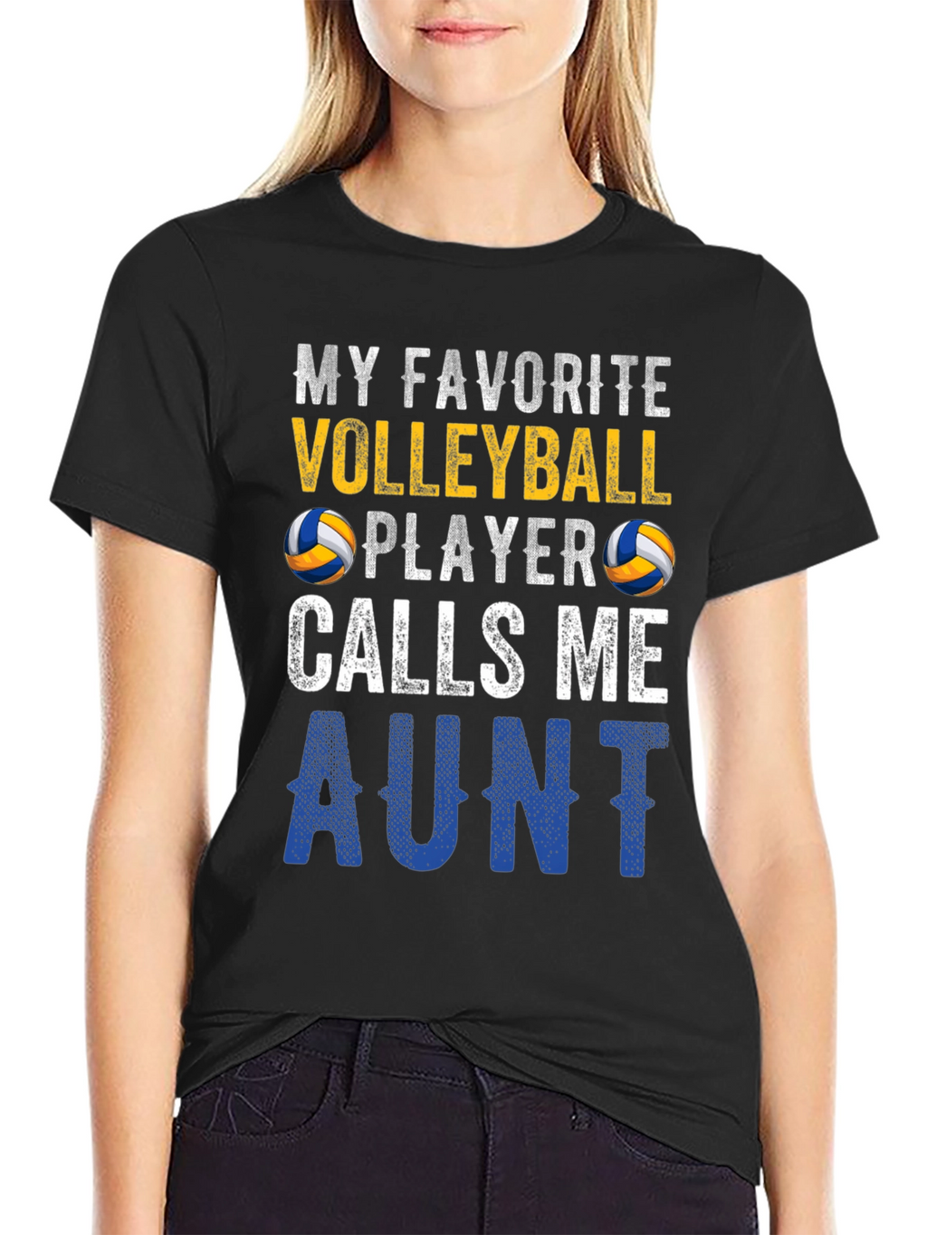 My Favorite Volleyball Player Calls Me Aunt T-Shirt