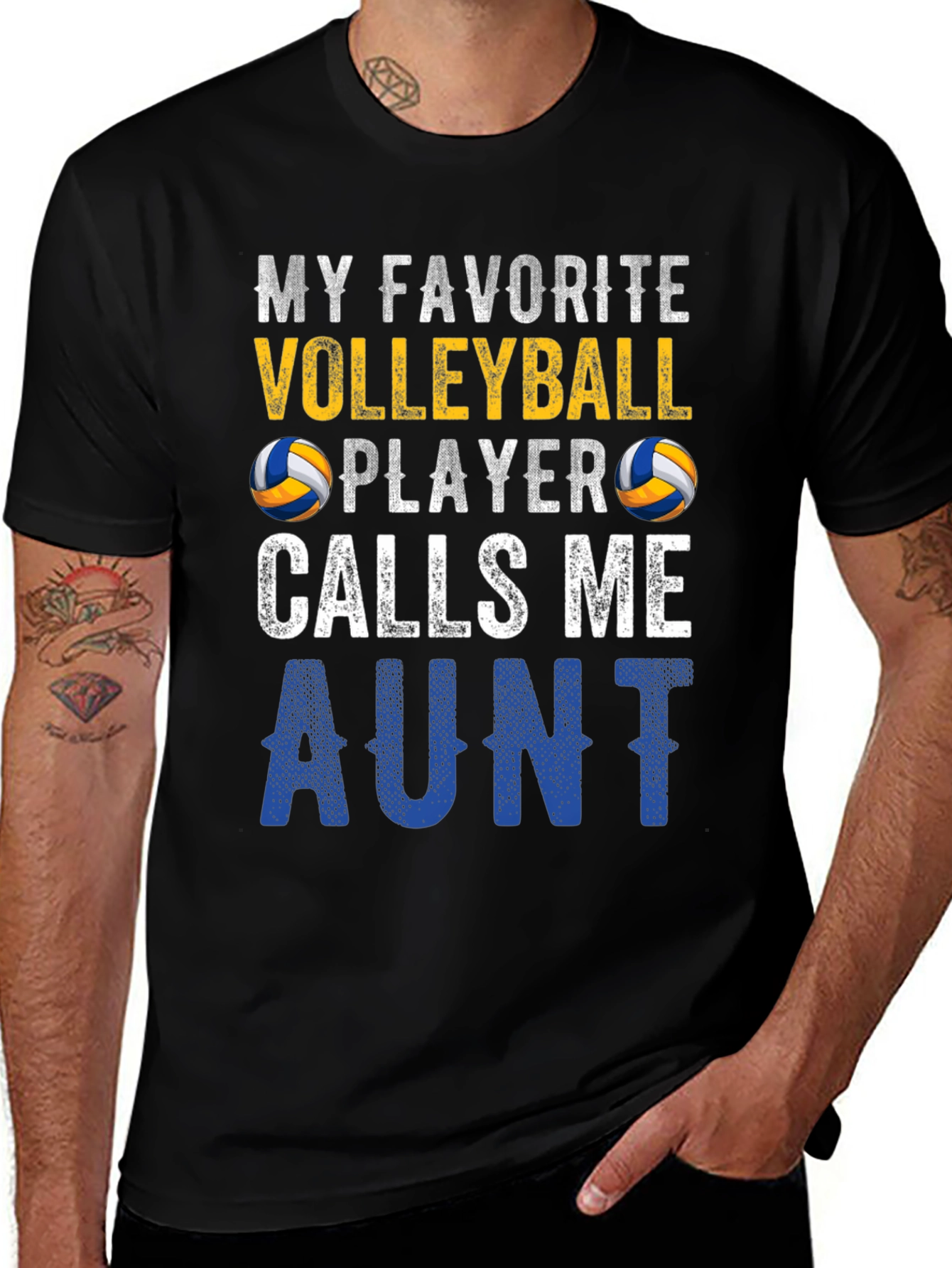 My Favorite Volleyball Player Calls Me Aunt T-Shirt